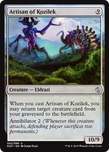Artisan of Kozilek (Duel Decks: Zendikar vs Eldrazi) Light Play