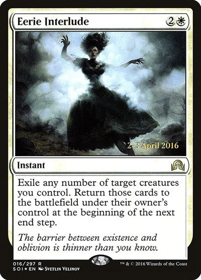 Eerie Interlude (Promos: Prerelease Cards) Medium Play Foil