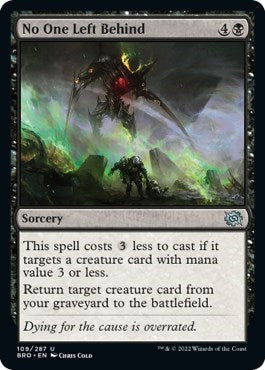 No One Left Behind (The Brothers' War) Medium Play Foil