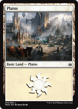 Plains (250) (War of the Spark) Medium Play