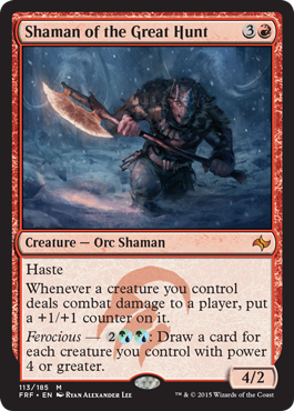 Shaman of the Great Hunt (Fate Reforged) Light Play