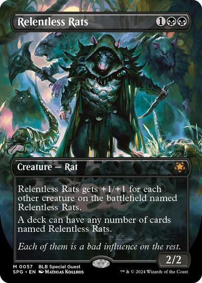 Relentless Rats (Borderless) (Special Guests) Near Mint Foil