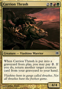 Carrion Thrash (Shards of Alara) Light Play Foil