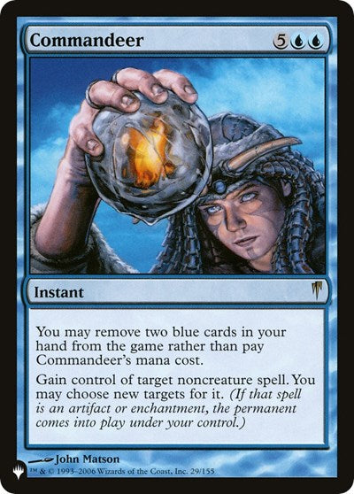 Commandeer (The List) Light Play