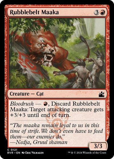 Rubblebelt Maaka (Ravnica Remastered) Near Mint Foil