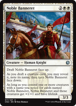 Noble Banneret (Conspiracy: Take the Crown) Near Mint Foil