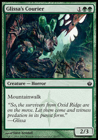 Glissa's Courier (Mirrodin Besieged) Medium Play Foil