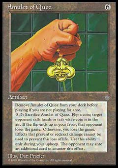 Amulet of Quoz (Ice Age) Near Mint