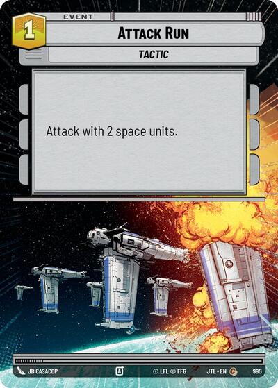Attack Run (Hyperspace Foil) (Jump to Lightspeed) Near Mint Foil