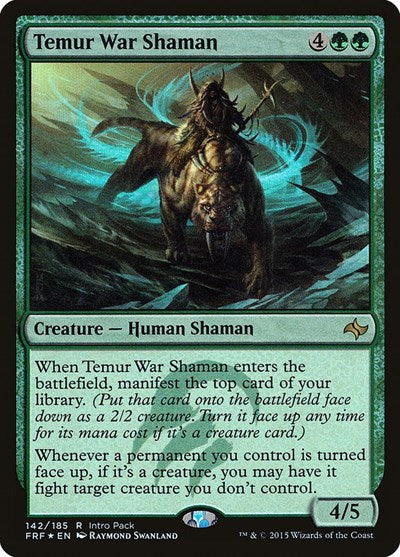 Temur War Shaman (Promos: Unique and Miscellaneous) Near Mint Foil