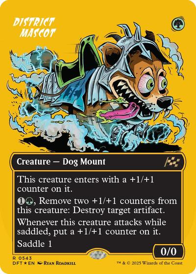 District Mascot  Borderless   First Place Foil|0|0|0.00