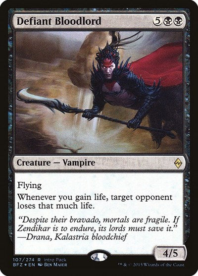 Defiant Bloodlord (Promos: Unique and Miscellaneous) Damaged / Poor Foil