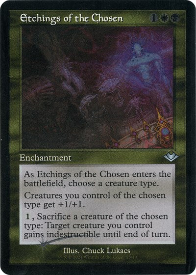 Etchings of the Chosen  Retro Frame   Foil Etched|0|0|0.00