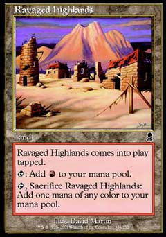 Ravaged Highlands (Odyssey) Light Play Foil