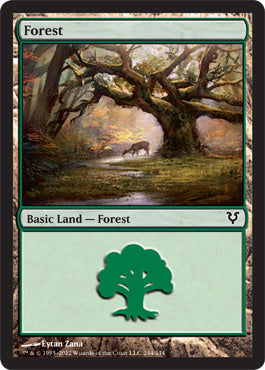 Forest (244) (Avacyn Restored) Medium Play