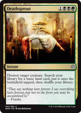 Deathsprout (War of the Spark) Light Play Foil