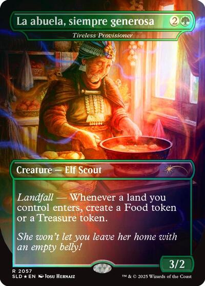La abuela, siempre generosa - Tireless Provisioner (Rainbow Foil) (Secret Lair) Light Play Foil