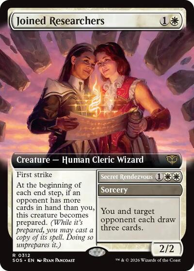 Joined Researchers (Extended Art) (Secrets of Strixhaven) Medium Play Foil