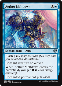 Aether Meltdown (Kaladesh) Near Mint Foil