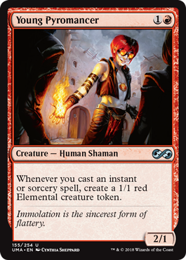 Young Pyromancer (Ultimate Masters) Light Play Foil