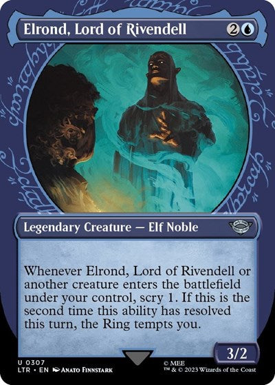 Elrond, Lord of Rivendell (Showcase) (Universes Beyond: The Lord of the Rings: Tales of Middle-earth) Near Mint