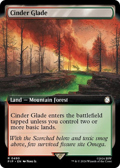 Cinder Glade (Extended Art) (Universes Beyond: Fallout) Near Mint
