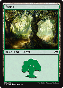 Forest (270) (Magic Origins) Medium Play