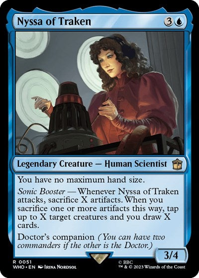 Nyssa of Traken (Universes Beyond: Doctor Who) Near Mint Foil