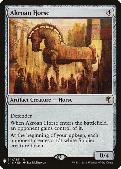 Akroan Horse (Mystery Booster) Light Play