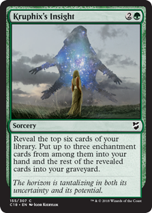 Kruphix's Insight (Commander 2018) Medium Play