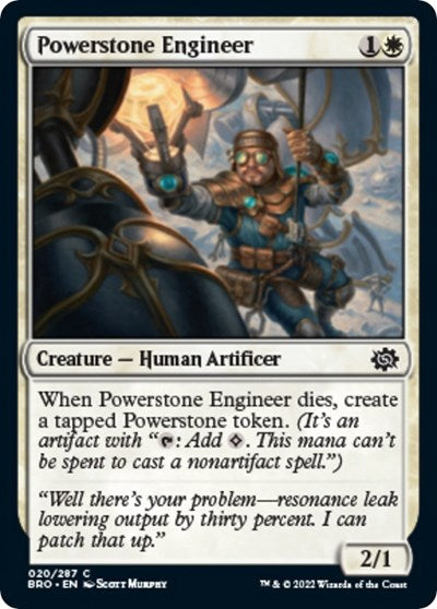 Powerstone Engineer (The Brothers' War) Near Mint Foil