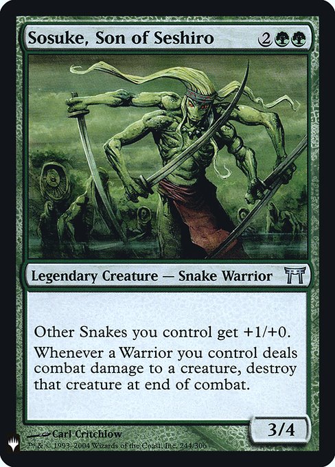 Sosuke, Son of Seshiro (Mystery Booster Retail Edition Foils) Near Mint Foil