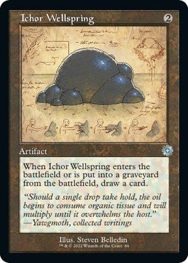 Ichor Wellspring (Schematic) (The Brothers' War: Retro Frame Artifacts) Light Play Foil