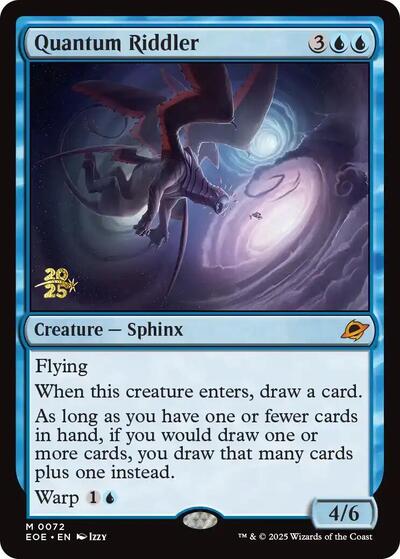 Quantum Riddler (Promos: Prerelease Cards) Light Play Foil