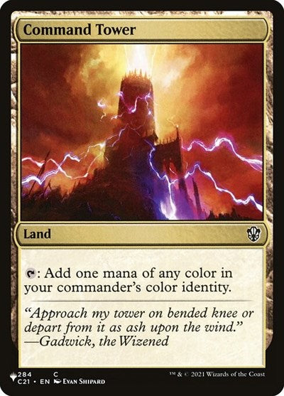 Command Tower (Secret Lair Commander: Heads I Win, Tails You Lose) Near Mint