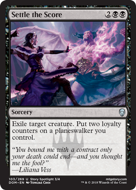 Settle the Score (Dominaria) Light Play