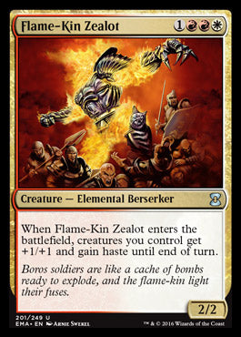 Flame-Kin Zealot (Eternal Masters) Light Play