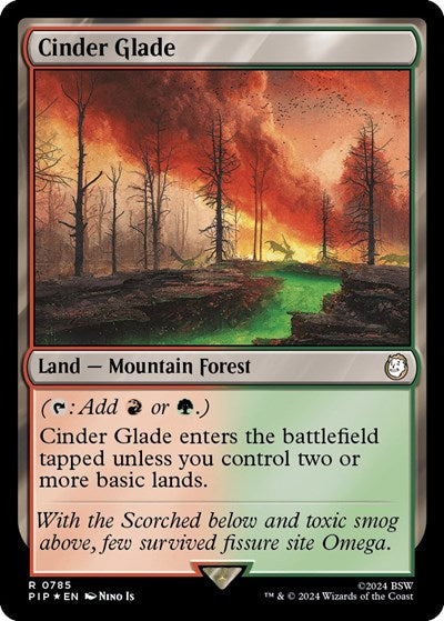 Cinder Glade (Surge Foil) (Universes Beyond: Fallout) Light Play Foil