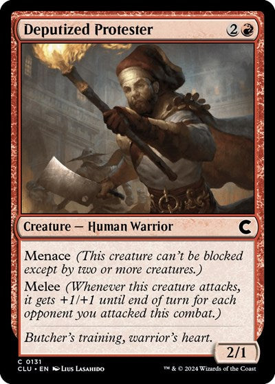 Deputized Protester (Ravnica: Clue Edition) Near Mint