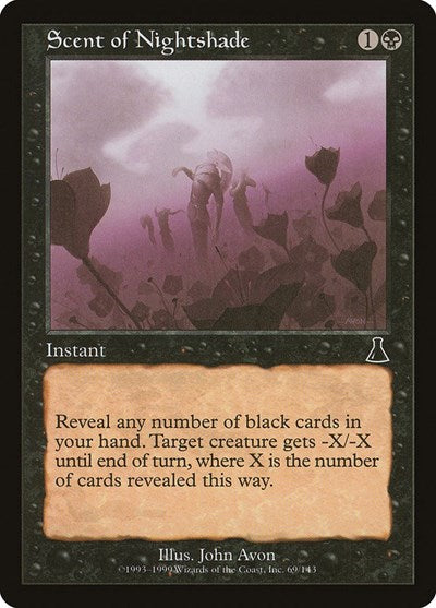 Scent of Nightshade (Urza's Destiny) Medium Play