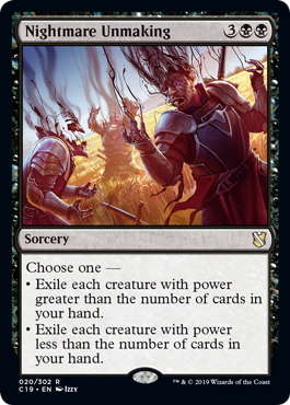 Nightmare Unmaking (Commander 2019) Heavy Play