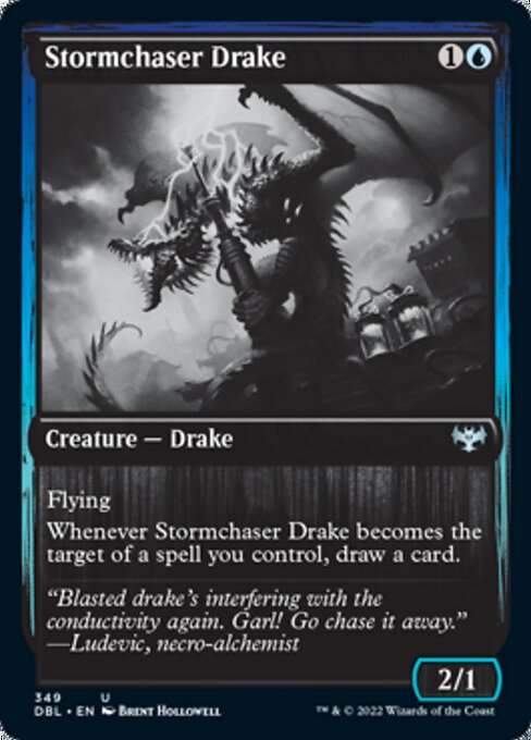 Stormchaser Drake (Innistrad: Double Feature) Damaged / Poor Foil