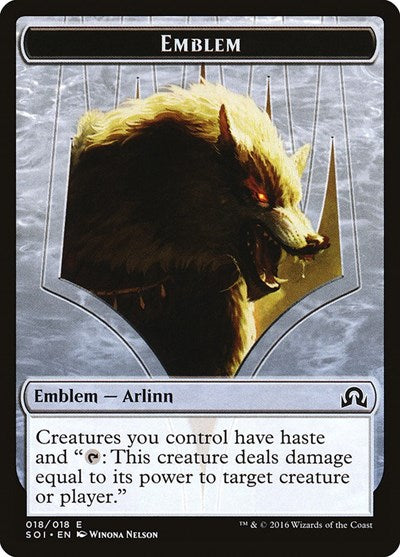 Emblem - Arlinn Kord (Shadows Over Innistrad) Light Play