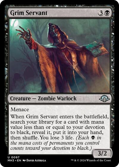 Grim Servant (Modern Horizons 3) Light Play Foil