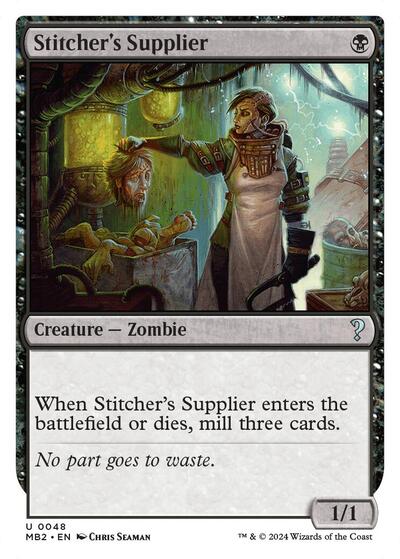 Stitcher's Supplier (White Border) (Mystery Booster 2) Light Play