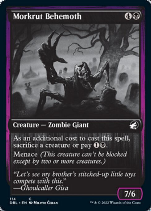 Morkrut Behemoth (Innistrad: Double Feature) Light Play Foil