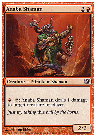 Anaba Shaman (9th Edition) Medium Play