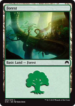 Forest (269) (Magic Origins) Light Play Foil