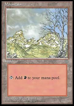 Mountain B (Ice Age) Near Mint