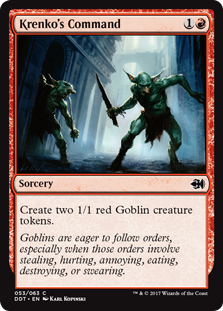 Krenko's Command (Duel Decks: Merfolk vs Goblins) Near Mint